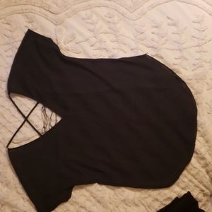 Womens open back top BKE Boutique size Small